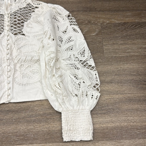 Alice and Olivia White Corset Top - Picture 3 of 4